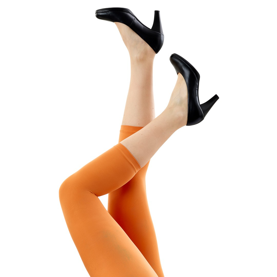 Tomato Amelie, orange 3/4 Leggings - 96120 fra Festival Strømper