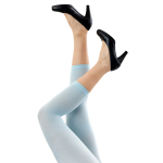 Dream Blue Amelie, Lyseblå 3/4 Leggings - 96120 fra Festival Strømper