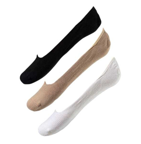 Soklet Bamboo 3 pak hvid, sort og beige - Festival101080