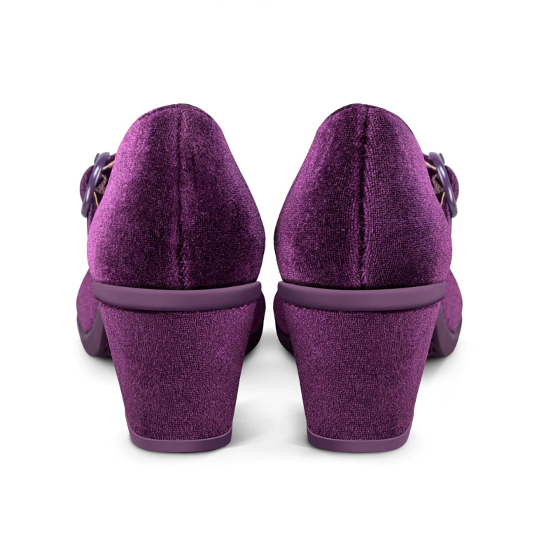 Plum Elixir Midi Heels sko fra Hot Chocolate Design