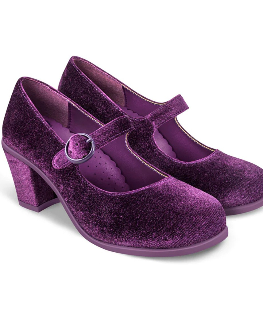 Plum Elixir Midi Heels sko fra Hot Chocolate Design