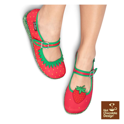 Berry Bliss Mary Jane Sko fra Hot Chocolate Design