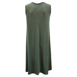 Grøn plus size sommerkjole i modal. Moon Soft Moss