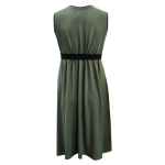 Grøn plus size sommerkjole i modal. Moon Soft Moss