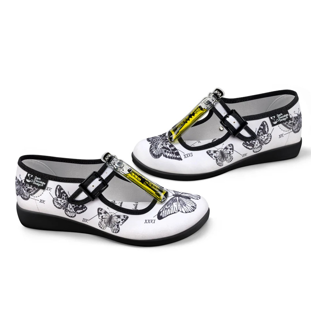 Butterfly Lesson Mary Jane Sko fra Hot Chocolate Design
