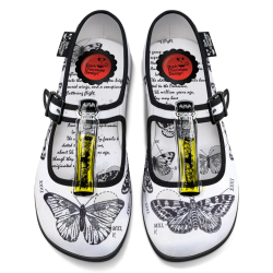 Butterfly Lesson Mary Jane Sko fra Hot Chocolate Design