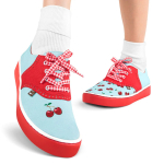 Cherry Blue Sneakers fra Hot Chocolate Design