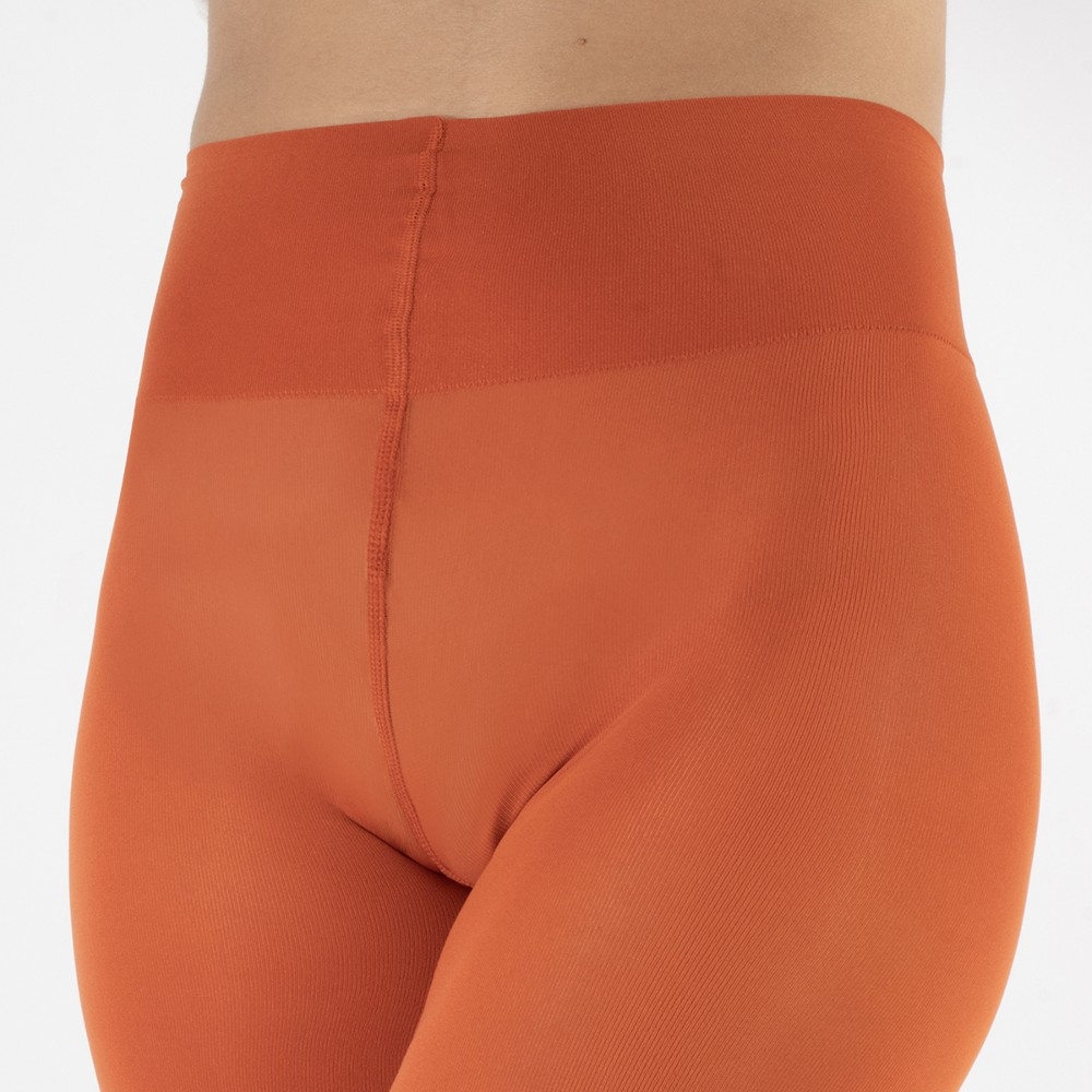 Rust Dublin ECO 70 denier - Orange Plus Size Strømpebukser