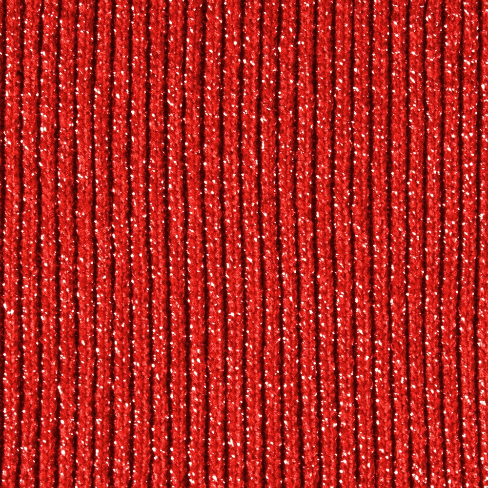 Glitter rib strømper - Red fra CETTE