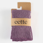 Glitter rib strømper - Violet fra CETTE