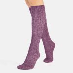 Glitter rib strømper - Violet fra CETTE