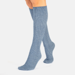 Glitter rib strømper - Blu Serenity fra CETTE