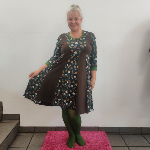 Ojo Cactus. Plus size kjole fra Amamiko.