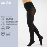 Black Lima Cashmere Wool 150 denier - Sorte vinter strømpebukser