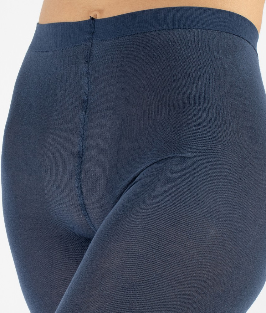 Jeans Lima Cashmere Wool 150 denier - Blå vinter strømpebukser