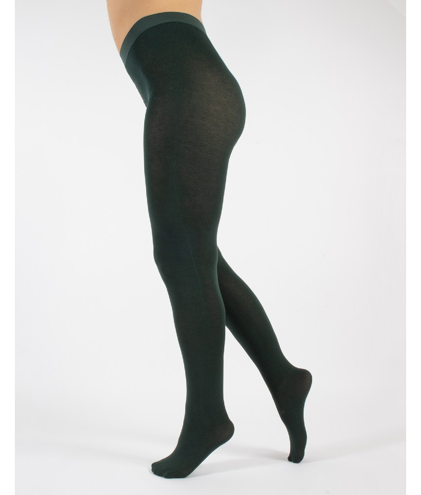 Emerald Lima Cashmere Wool 150 denier - Grønne vinter strømpebukser