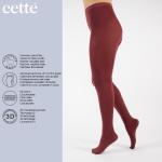 Cardinal Lima Cashmere Wool 150 denier - Røde vinter strømpebukser