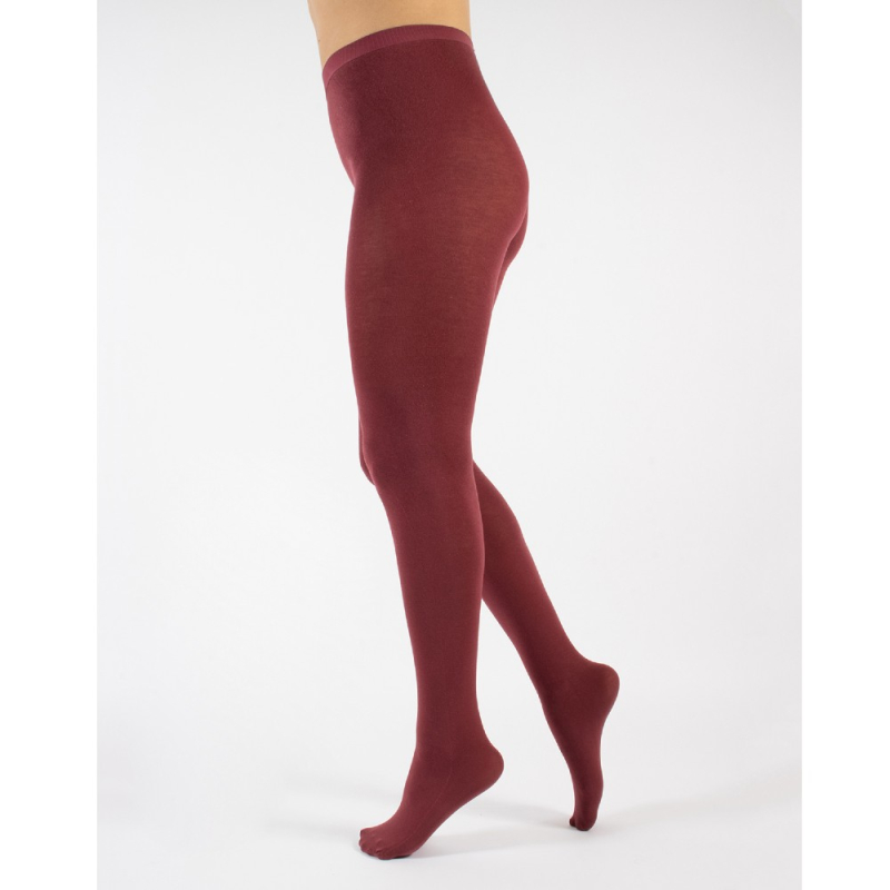 Billede af Cardinal Lima Cashmere Wool 150 denier - Røde vinter strømpebukser
