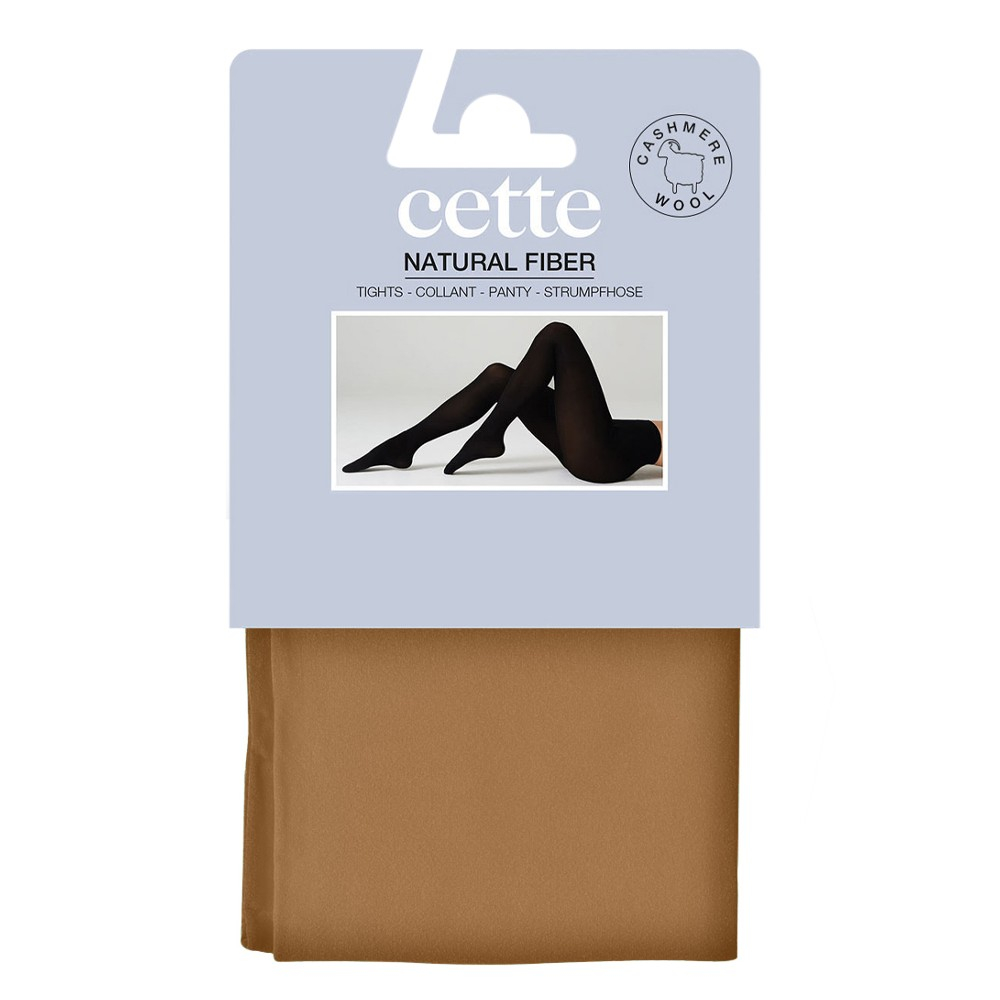 Wood Smoke Lima Cashmere Wool 150 denier - Nude vinter strømpebukser