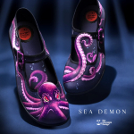 Sea Demon Mary Jane Sko fra Hot Chocolate Design