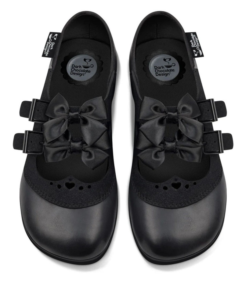 Dark Heart Mary Jane Sko fra Hot Chocolate Design