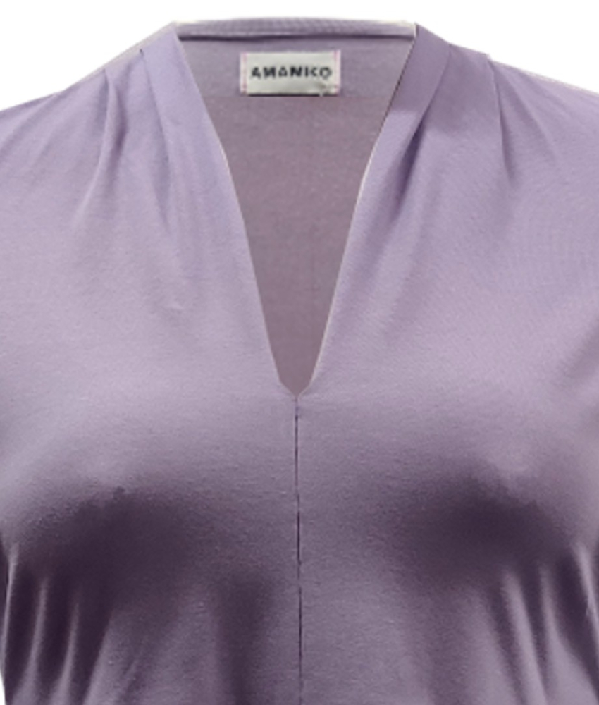 Sendai Lavender. Plus size bluse fra Amamiko