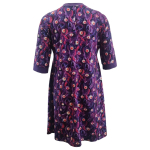 A-formet plus size kjole med lilla søuhyre. Tulla Purple Monster