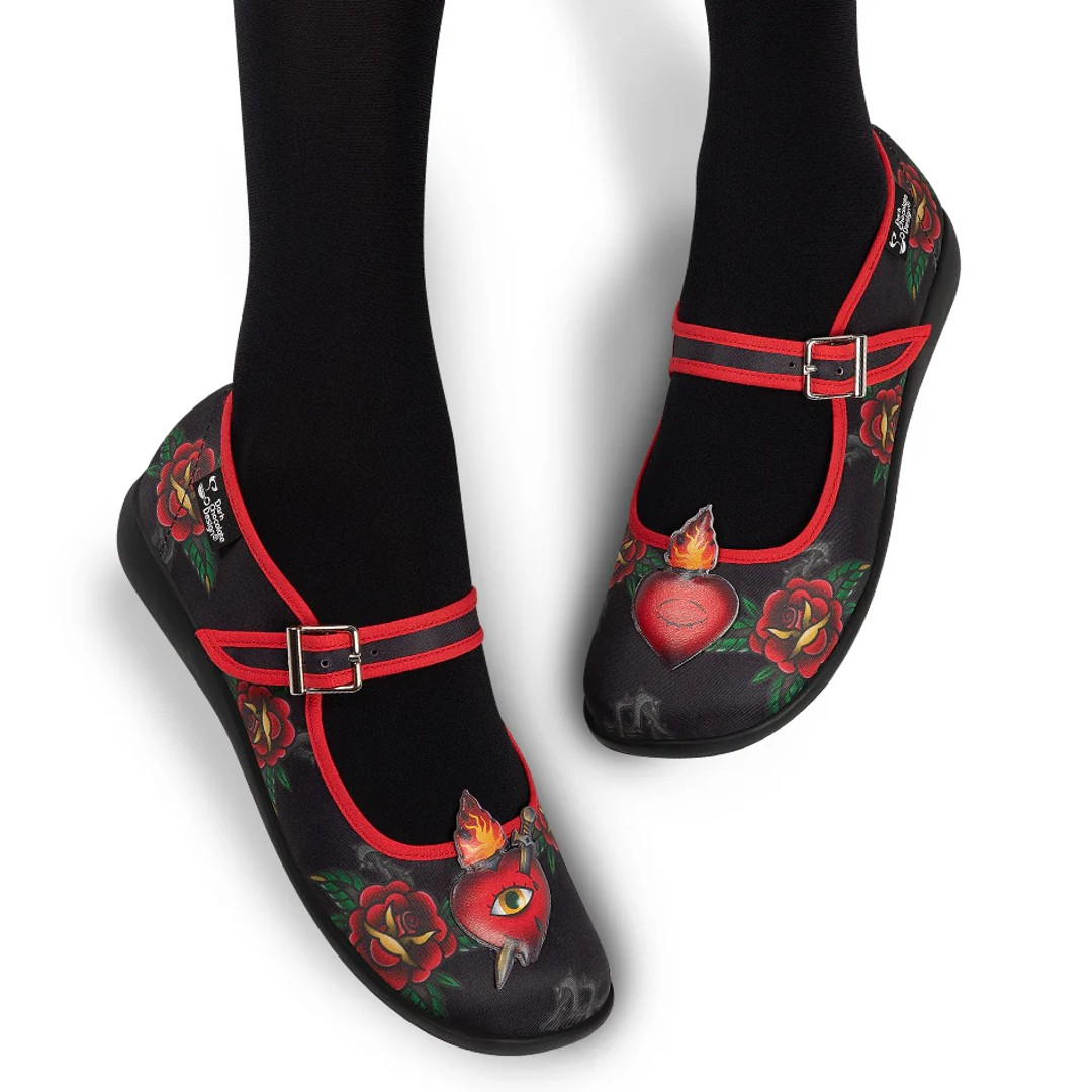 Heart Mary Jane Sko fra Hot Chocolate Design