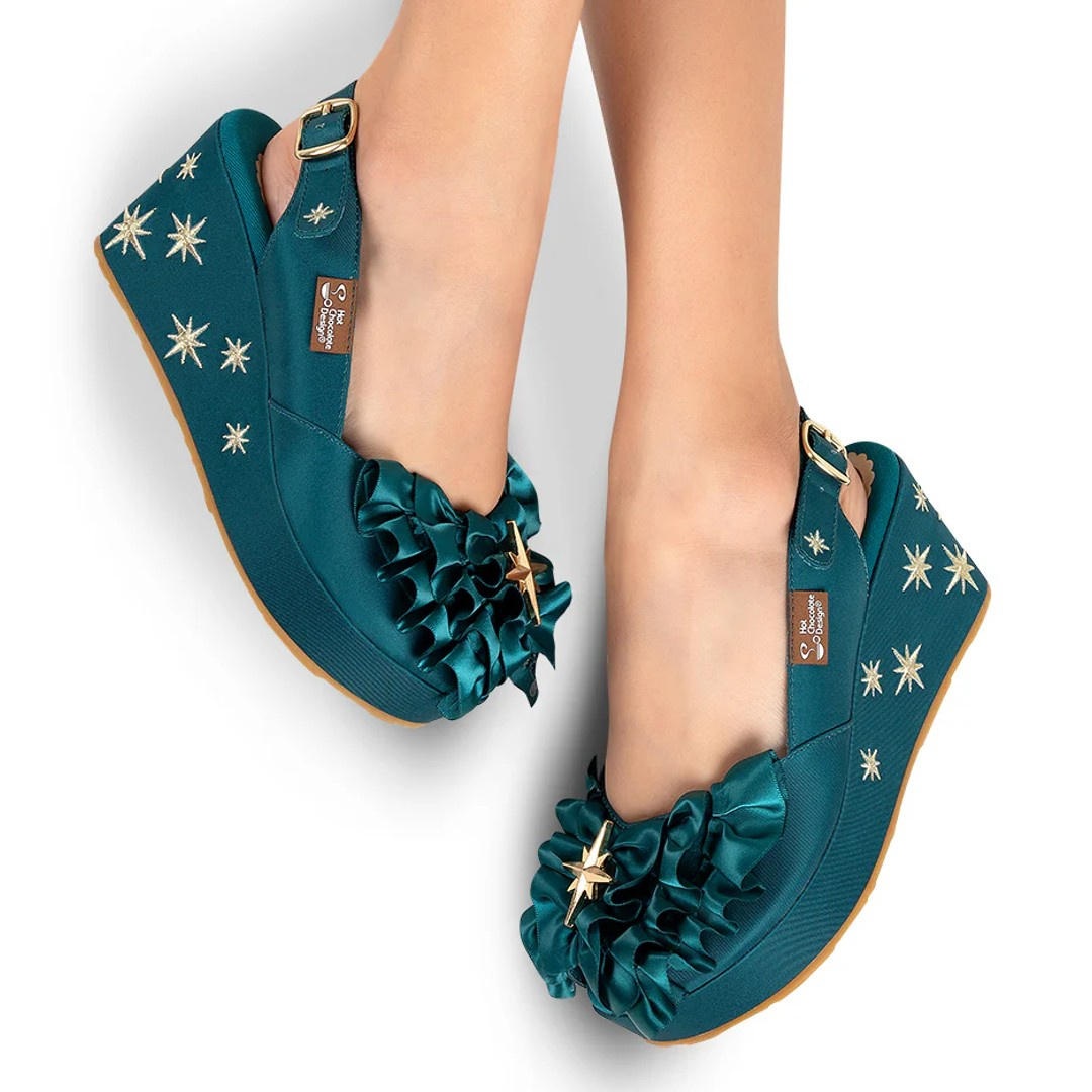 Emeraldine Sandaler fra Hot Chocolate Design