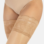 Nude selvsiddende Plus Size strømper - Versailles 20 denier