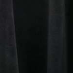 Sort plus size velour kjole med A-form - Tokyo Black Velvet