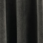 Grå plus size velour kjole med lange ærmer - Dana Grey Velvet