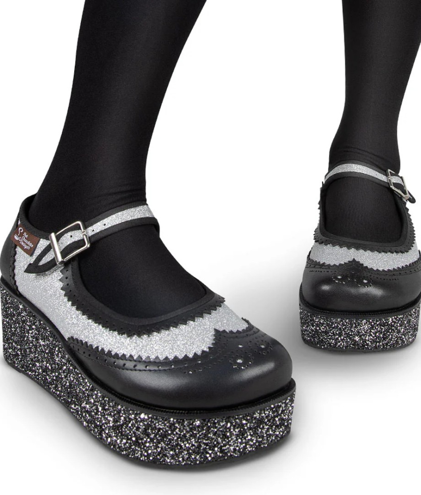 Havana Glitter Platform Sko fra Hot Chocolate Design