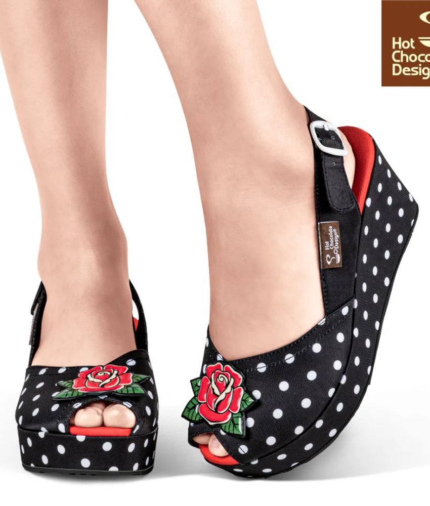 Rockabilly Sandaler fra Hot Chocolate Design