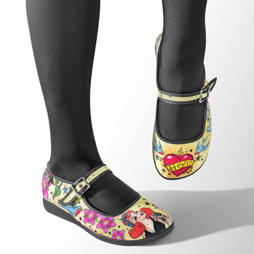 Tattoo Mary Jane Sko fra Hot Chocolate Design