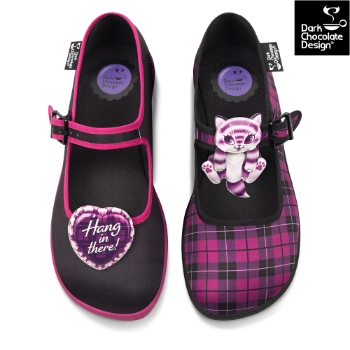 Hang In There Mary Jane Sko fra Hot Chocolate Design