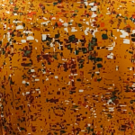 Grøn plus size kjole i A-form med karrygule detaljer - Saki Curry Tassels