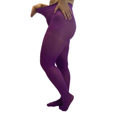 Lilla plus size strømpebukser og leggings