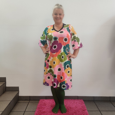 Plus size kjoler med A-form