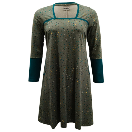 Plus size kjole - Tokyo Army Dot