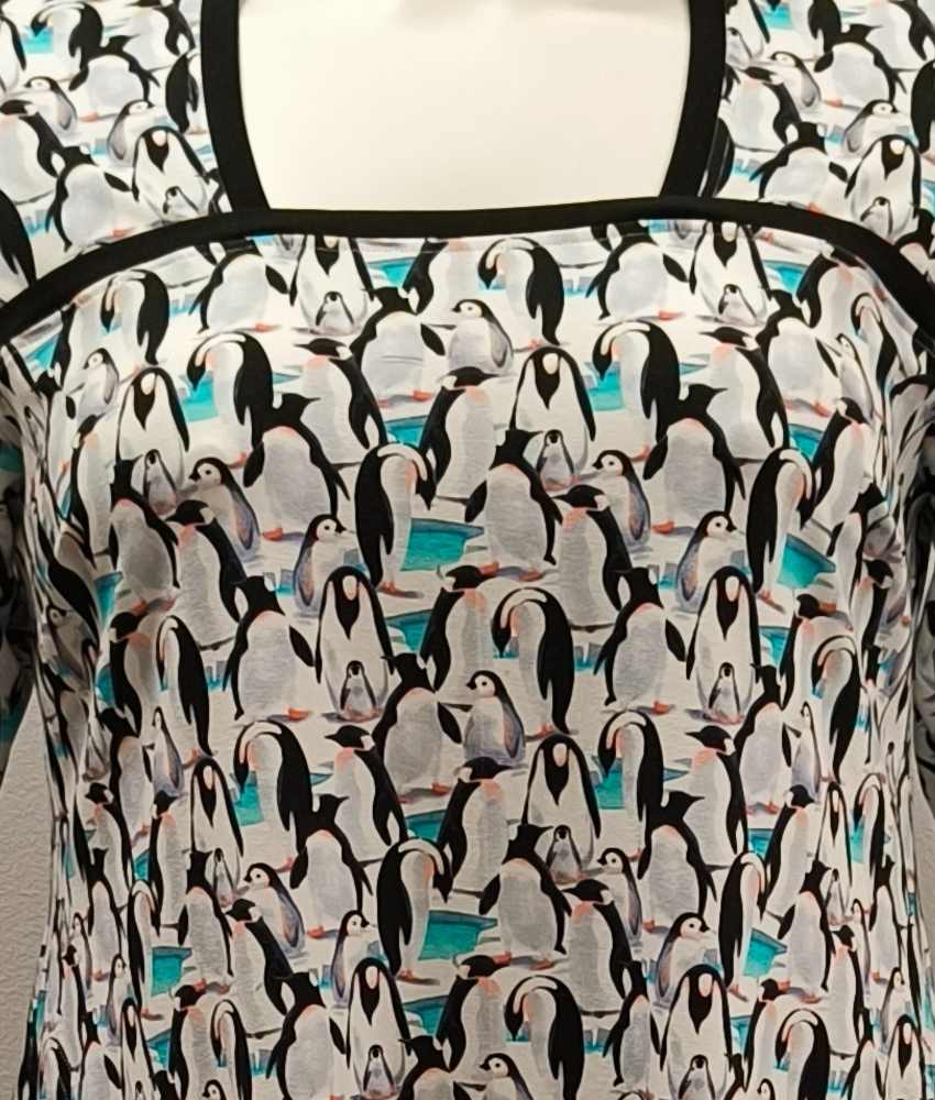 Plus size kjole - Tokyo Penguin