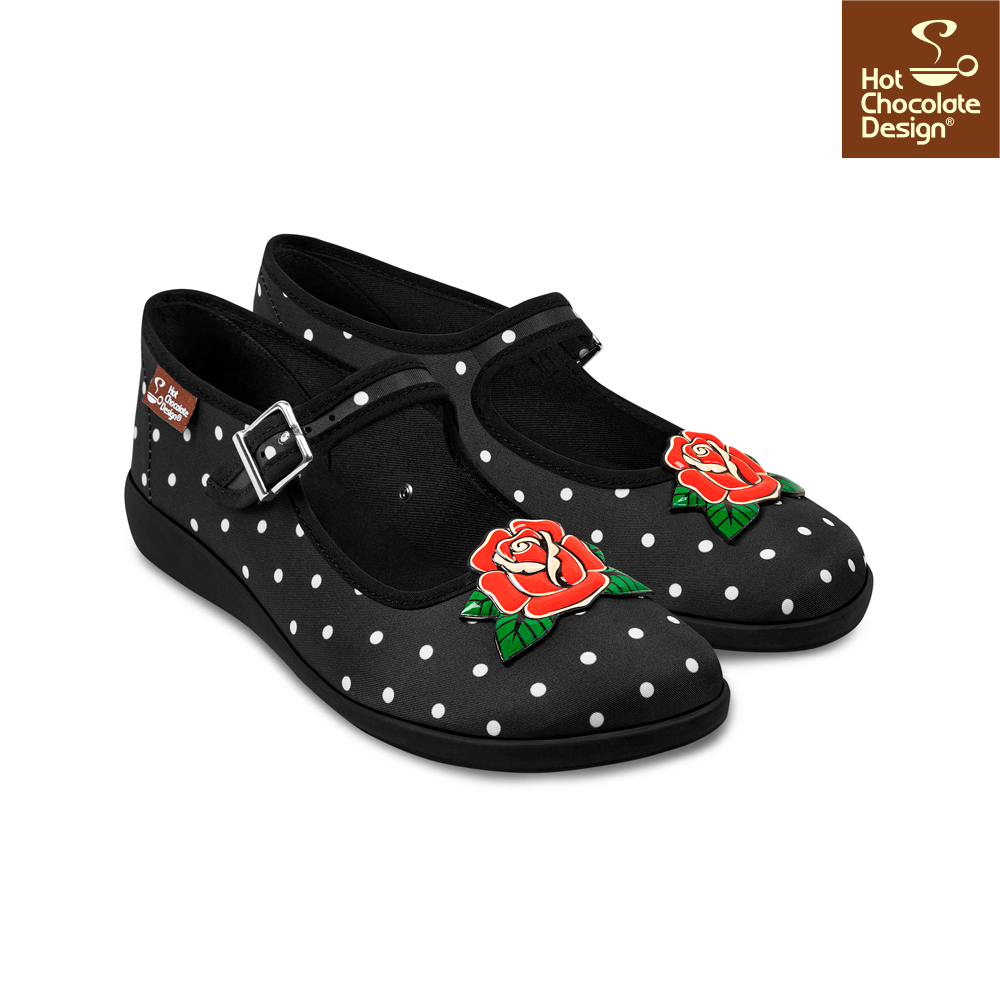 Rockabilly Mary Jane Sko fra Hot Chocolate Design