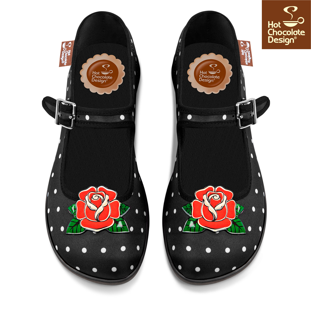 Rockabilly Mary Jane Sko fra Hot Chocolate Design