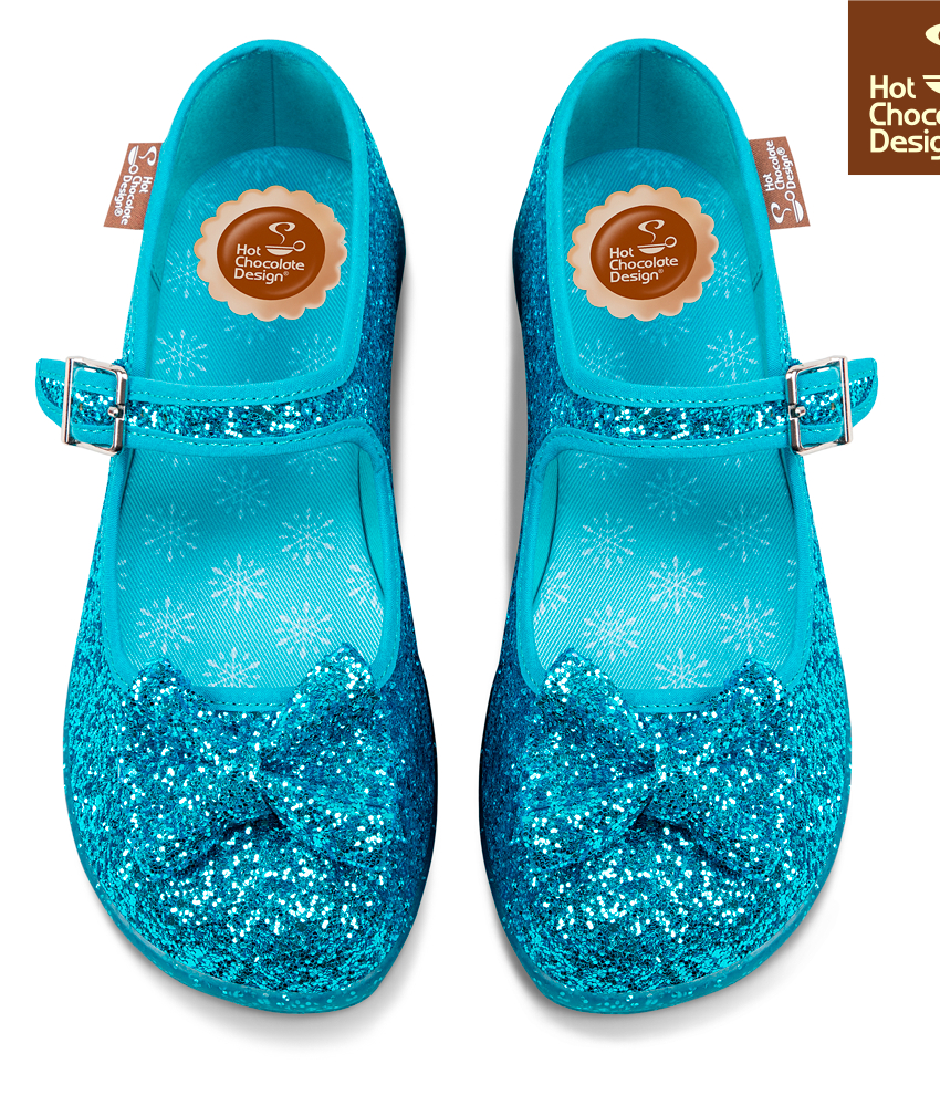 Glitter Ice Mary Jane Sko fra Hot Chocolate Design