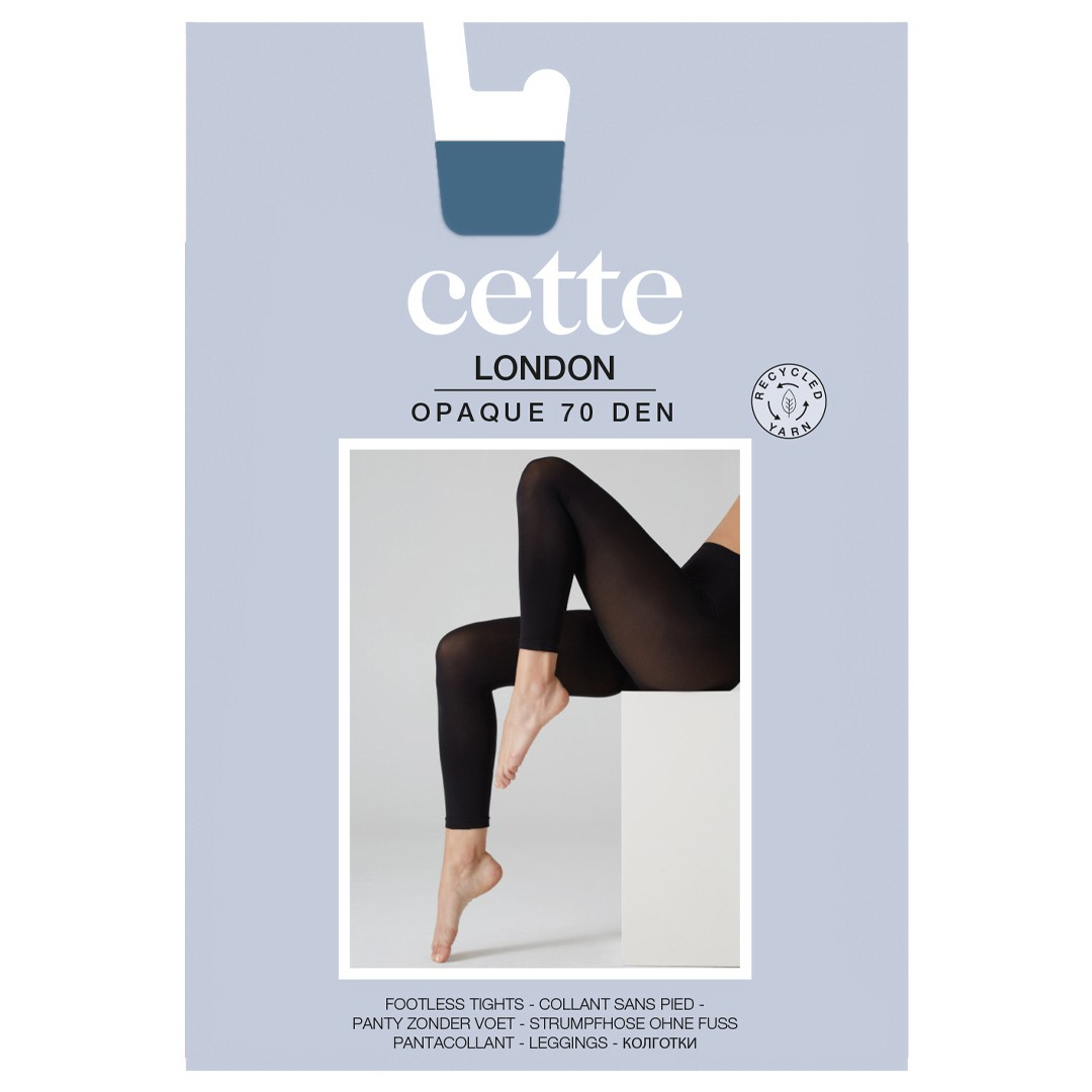 Petroleumsblå plus size leggings i genanvendte fibre