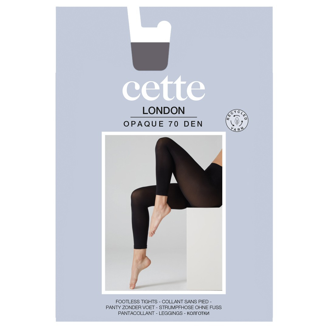 Grå plus size leggings i genanvendte fibre