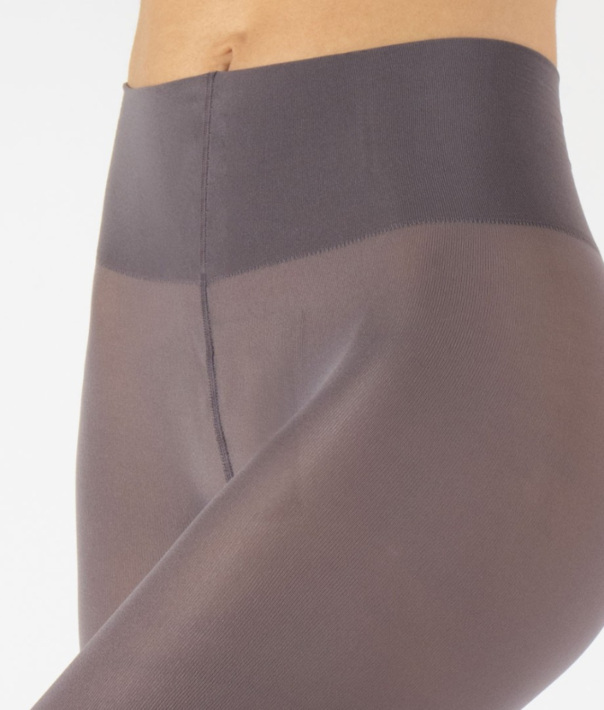Grå plus size leggings i genanvendte fibre