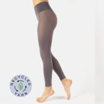Grå plus size leggings i genanvendte fibre