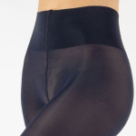 Marineblå plus size leggings i genanvendte fibre