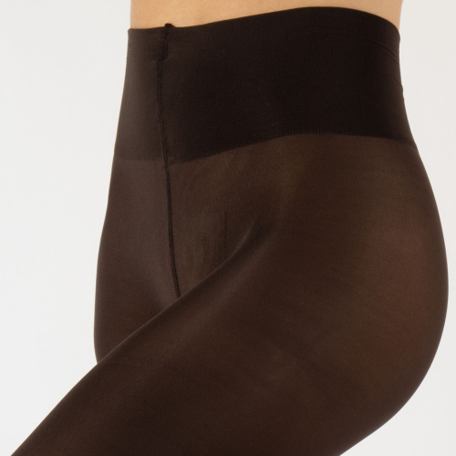Brune plus size leggings i genanvendte fibre